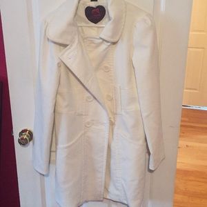 Long white jacket
